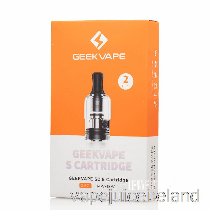 Vape Juice Geek Vape S Replacement Pods 0.8ohm S Pods